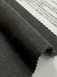 OJE253343 Coton Lin Ramie Herringbone Vintage Wash Finish[Fabrication De Textile] Oharayaseni Sous-photo