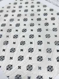KKP4193-D301-123 Chiffon Coupé Jacquard Imprimé Monochrome[Fabrication De Textile] Uni Textile(Atelier Komon) Sous-photo