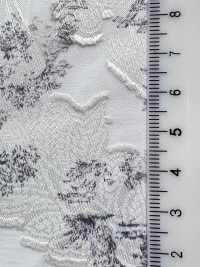 KKP4193-D301-133 Chiffon Coupé Jacquard[Fabrication De Textile] Uni Textile(Atelier Komon) Sous-photo