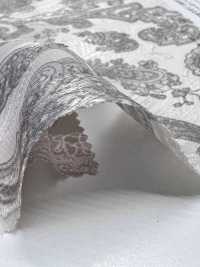 KKP4193-D301-151 Chiffon Découpé Jacquard[Fabrication De Textile] Uni Textile(Atelier Komon) Sous-photo