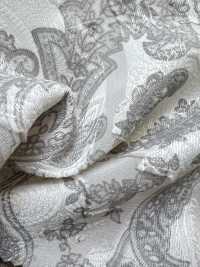 KKP4193-D301-151 Chiffon Découpé Jacquard[Fabrication De Textile] Uni Textile(Atelier Komon) Sous-photo