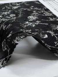 KKP4193-D301-75 Chiffon Découpé Jacquard[Fabrication De Textile] Uni Textile(Atelier Komon) Sous-photo