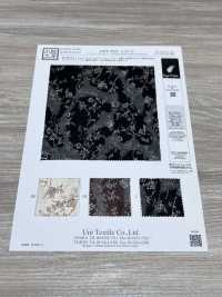 KKP4193-D301-75 Chiffon Découpé Jacquard[Fabrication De Textile] Uni Textile(Atelier Komon) Sous-photo