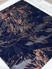 KKP4193-D304-63 Chiffon Découpé Jacquard[Fabrication De Textile] Uni Textile(Atelier Komon) Sous-photo