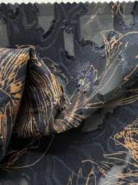 KKP4193-D304-63 Chiffon Découpé Jacquard[Fabrication De Textile] Uni Textile(Atelier Komon) Sous-photo