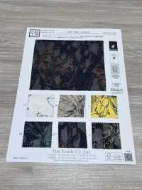 KKP4193-D304-63 Chiffon Découpé Jacquard[Fabrication De Textile] Uni Textile(Atelier Komon) Sous-photo