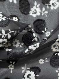 KKP4193-D119-50 Chiffon Coupé Jacquard[Fabrication De Textile] Uni Textile(Atelier Komon) Sous-photo