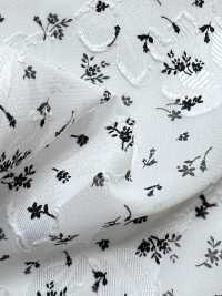 KKP4193-D100-97 Chiffon Découpé Jacquard[Fabrication De Textile] Uni Textile(Atelier Komon) Sous-photo