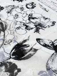 KKP4193-D100-98 Chiffon Coupé Jacquard[Fabrication De Textile] Uni Textile(Atelier Komon) Sous-photo