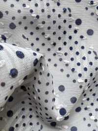 KKP4193-D312-62 Chiffon Coupé Jacquard[Fabrication De Textile] Uni Textile(Atelier Komon) Sous-photo