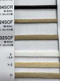 32SCF Cordon Gainé De Silicone 5 Mm[Ruban Ruban Cordon] Cordon Sous-photo