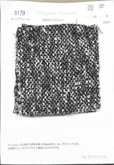 8179 Tweed à boucles