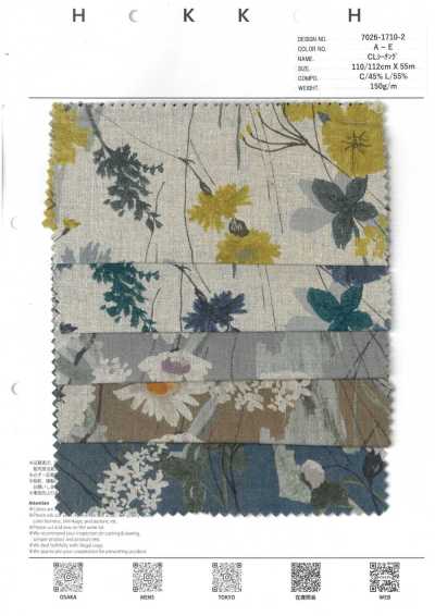 7026-1710-2 CL toile écrue Margaret