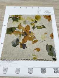 7026-1710-3 CL Loomstate Avec Motif Floral Aquarelle[Fabrication De Textile] HOKKOH Sous-photo