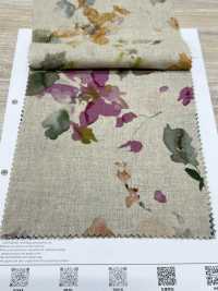 7026-1710-3 CL Loomstate Avec Motif Floral Aquarelle[Fabrication De Textile] HOKKOH Sous-photo