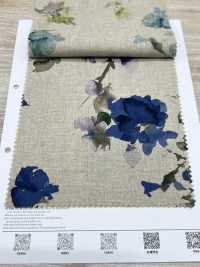 7026-1710-3 CL Loomstate Avec Motif Floral Aquarelle[Fabrication De Textile] HOKKOH Sous-photo