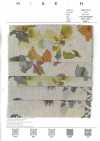 7026-1710-3 CL Loomstate Avec Motif Floral Aquarelle
