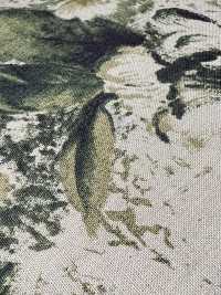 7026-1730-1 L'état Du Métier à Tisser En Lin Avec De Grandes Fleurs[Fabrication De Textile] HOKKOH Sous-photo