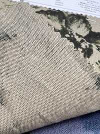 7026-1730-1 L'état Du Métier à Tisser En Lin Avec De Grandes Fleurs[Fabrication De Textile] HOKKOH Sous-photo