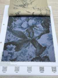 7026-1730-1 L'état Du Métier à Tisser En Lin Avec De Grandes Fleurs[Fabrication De Textile] HOKKOH Sous-photo