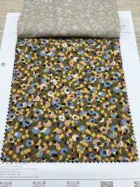 4026-1755-3 21W Velours Côtelé à Motif Floral Géométrique[Fabrication De Textile] HOKKOH Sous-photo