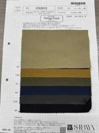 OS2012 Canard à Fil Irrégulier 20/1 X 12/1[Fabrication De Textile] SHIBAYA Sous-photo