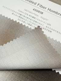 4SG038 C/Fibre Régénérée à Carreaux Ombrés[Fabrication De Textile] Chambray Sous-photo