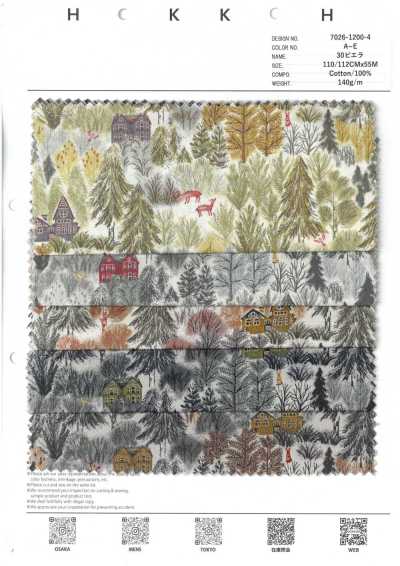 7026-1200-4 30 Viyella Forêt