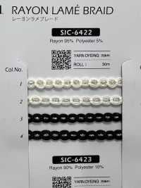 SIC-6422 Tresse Lamée En Rayonne[Ruban Ruban Cordon] SHINDO(SIC) Sous-photo