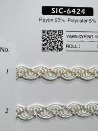 SIC-6424 Tresse Lamée En Rayonne[Ruban Ruban Cordon] SHINDO(SIC) Sous-photo