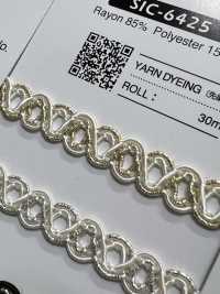 SIC-6425 Tresse Lamée En Rayonne[Ruban Ruban Cordon] SHINDO(SIC) Sous-photo