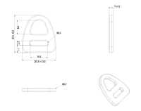 HH025 Anneau En D Altica Cantap[Boucles Et Anneau] Sous-photo