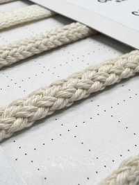 C10 Cordon En Matière Naturelle PARTIE 1 Cordon Rond 10 % Coton 6,0 Mm[Ruban Ruban Cordon] Cordon Sous-photo