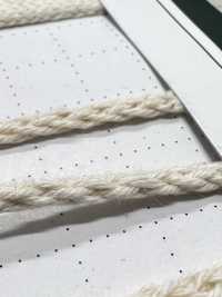 RC1633 Cordon En Matière Naturelle PARTIE 1 Coton Dentelle RC1633 Cordon Rond 4,0 Mm[Ruban Ruban Cordon] Cordon Sous-photo