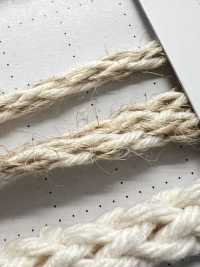 CK2 Cordon En Matière Naturelle PARTIE 2 Coton Kénaf Cordon De Sac 7,5 Mm[Ruban Ruban Cordon] Cordon Sous-photo