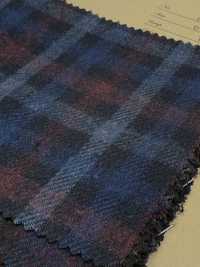 INDIA-312 Sergé Madras Teint à L'indigo[Fabrication De Textile] ARINOBE Sous-photo