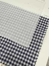 14428 80 % Coton Simple Fil, Voile De Coton, Mousseline, Motif Vichy, Triple Lavage[Fabrication De Textile] SUNWELL Sous-photo