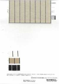 14431 20 Fils Simples En Coton/soie, Rayure Boulette Noil Hickory[Fabrication De Textile] SUNWELL Sous-photo