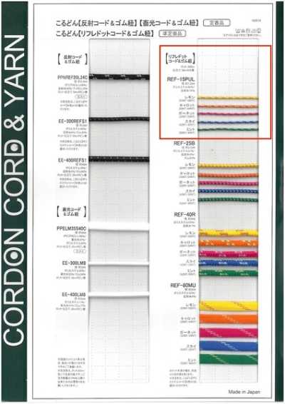 REF15PUL Refle Dot cord rond 1,5 mm