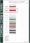 REC3222A Cordon pour sac en coton recyclé 58,5 mm