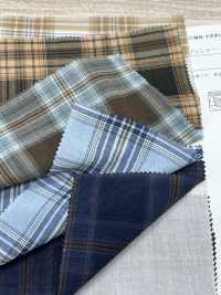 14429 80 % Coton Simple Fil, Voile Mousseline à Carreaux Multicolores, Finition Triple Lavage[Fabrication De Textile] SUNWELL Sous-photo