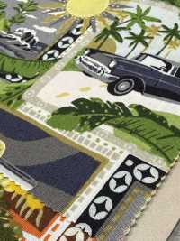 4256 Popeline élégante Et Décontractée à Patchs Insulaires[Fabrication De Textile] VANCET Sous-photo