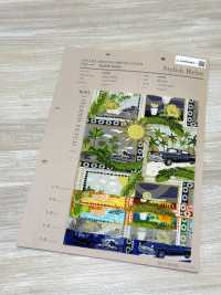 4256 Popeline élégante Et Décontractée à Patchs Insulaires[Fabrication De Textile] VANCET Sous-photo