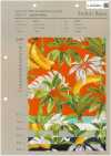 4257 Popeline élégante Et Relaxante Banane Et Feuilles