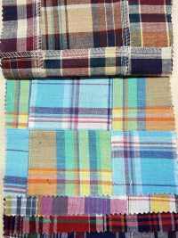 INDIA-2156 Patchwork Madras[Fabrication De Textile] ARINOBE Sous-photo