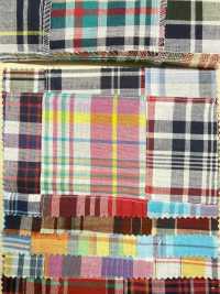 INDIA-2156 Patchwork Madras[Fabrication De Textile] ARINOBE Sous-photo