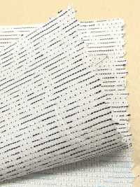 A-1664 Jacquard à Motif Cachemire Style Sashiko[Fabrication De Textile] ARINOBE Sous-photo