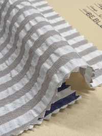 A-7073 Rayures En Seersucker De Coton Indien[Fabrication De Textile] ARINOBE Sous-photo