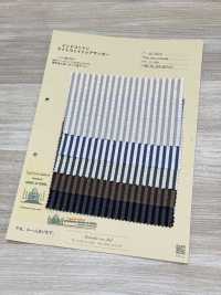 A-7073 Rayures En Seersucker De Coton Indien[Fabrication De Textile] ARINOBE Sous-photo