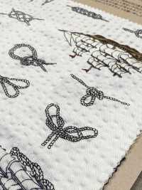 82170 Ripple Cross : La Mer Est La Nostalgie Des Hommes - Rope & Ship[Fabrication De Textile] VANCET Sous-photo